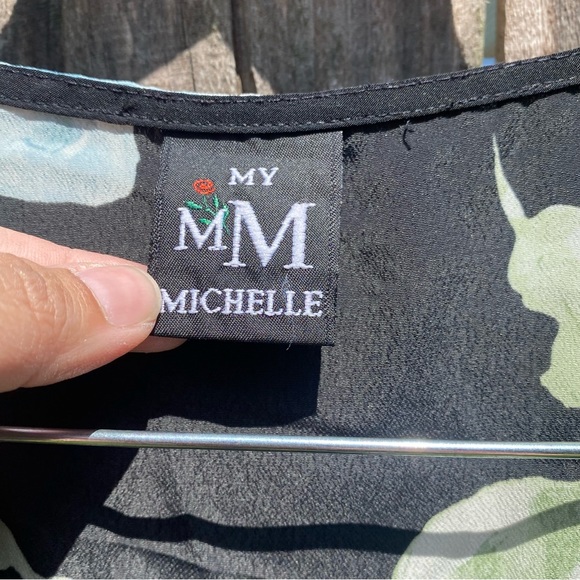 Vintage Y2K My Michelle Floral Empire Waist Max Dress - Picture 8 of 8